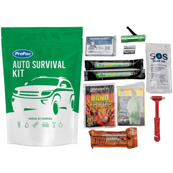 Auto Safety Stand Up Pouch Kit, Propac, Mfr#: K3918